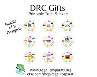 DRC Gifts Treat Label Bundle - JW Cupcake Topper Download- ldc Printable Stickers - ldc Download - digital stickers - ldc pioneer elder gift