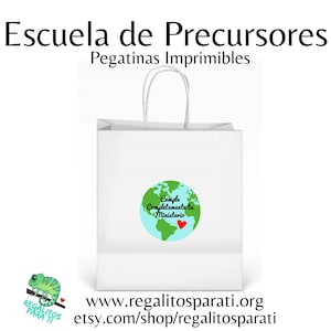 SPANISH 2024 Pioneer School Gifts Stickers Tags Instant Download Escuela de Precursor Cumple Completamente tu Ministerio pegatinas image 2