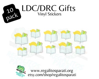 10 PACK - Safety and Spirituality Bible Hard Hat LDC DRC Stickers Vinyl - Pioneer Gifts - Baptism Gift - New Service Year Goals - Jw Art