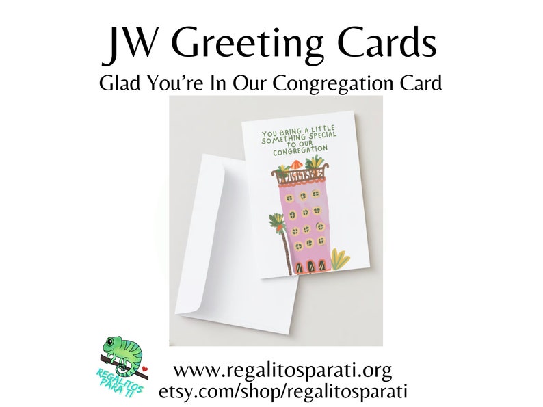 You Bring Something Special to Our Congregation JW Printable Greeting Cards Friendship Circuit Overseer & Wife Pioneer Baptism Card image 1