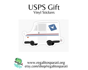 USPS Sticker United States Postal Service Sticker Gift For Postal Worker Mail Lady Mailman Gift Post Office Worker Appreciation Mail Truck