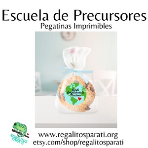 SPANISH 2024 Pioneer School Gifts Stickers Tags Instant Download Escuela de Precursor Cumple Completamente tu Ministerio pegatinas image 5