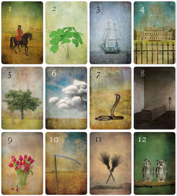 Mondnacht Lenormand Bundle - Card Deck Plus Add-on Cards - Etsy