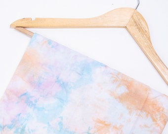 Rainbow India Tie dye Fabric Sewing cotton Dress Material Fabric Shibori Print Tie Dye Light Weight Soft Cotton Rainbow Color Fabric