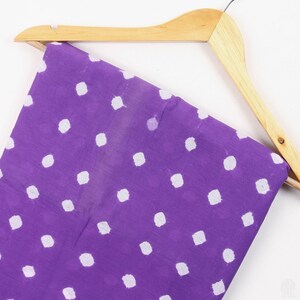 Polka Dot Blue Cotton Fabric Voile Soft Light Weight Fabric Dress Material Fabric Sewing, Dress, Batik, Fabric by the yards