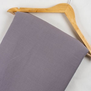 Solid Lavender Cotton Fabric by the yard Plain Fabric Soft Light Weight Dressmaking Fabric, Craft Fabric, Quilting Fabric Semi sheer