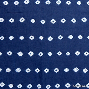 Polka Dot Blue Cotton Fabric Voile Soft Light Weight Fabric Dress Material Fabric Sewing, Dress, Batik, Fabric by the yards WF#05-1