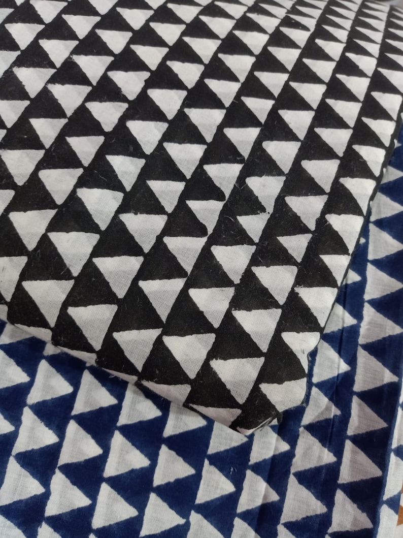 100% Cotton Fabric by the yard Voile India Print Fabrics Summer Dressmaking soft lightweight Fabric For Women Girls kids clothes HBF#063-V Black