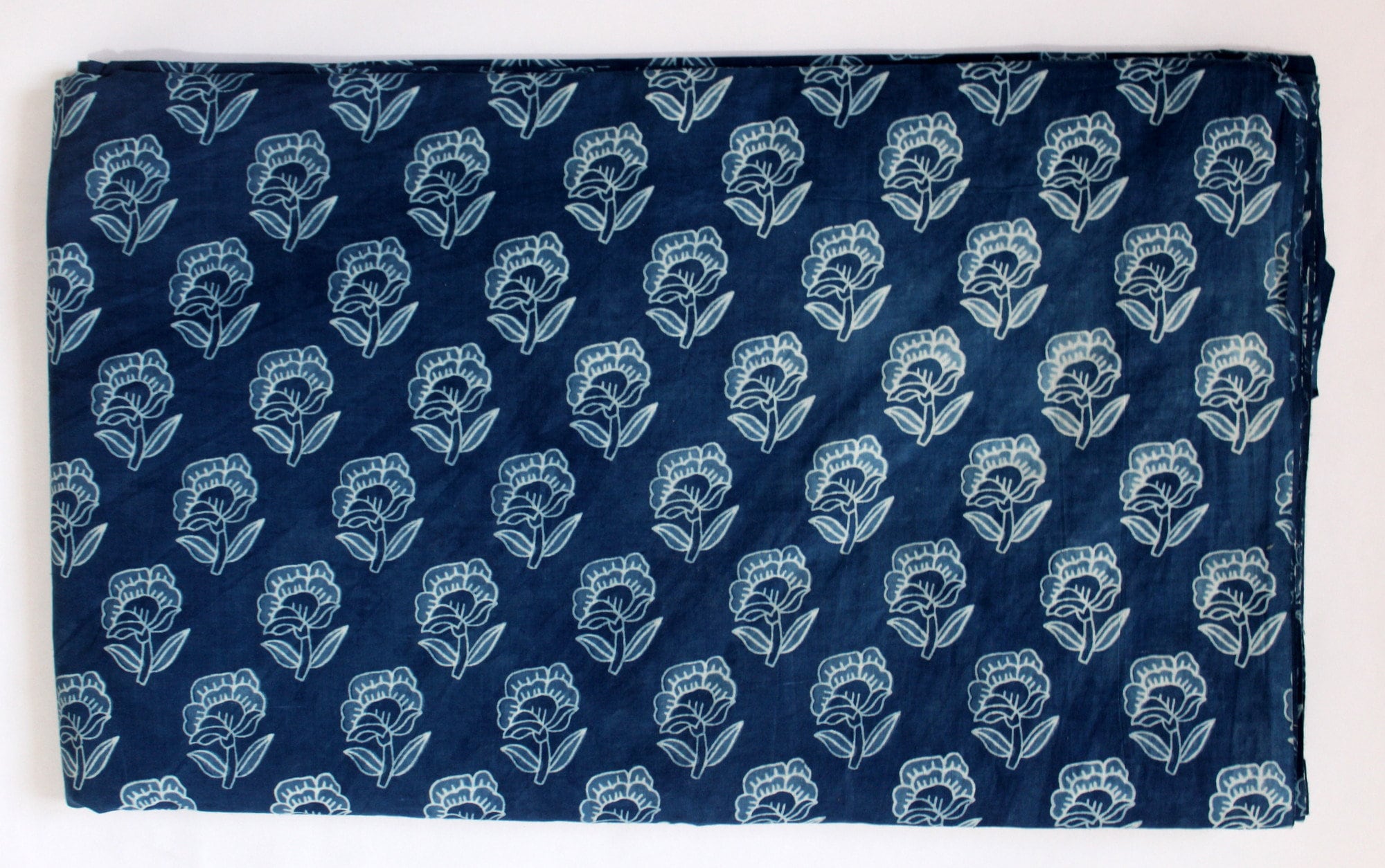 Indian Block Print Fabric Indian Cotton Hand Stamped Printing Etsy