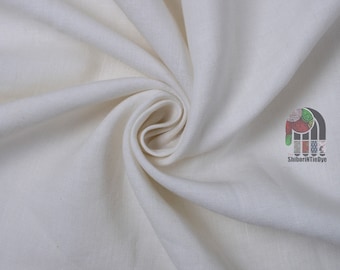 Natural White Upholstery Linen Fabric Linen Blend Fabric, Fabric by The Yard, Home Decor Linen, White fabric for chairs, furniture, drapes