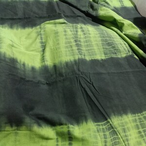 Indian cotton fabric
 blue green black tie dye shibori fabrics
voile cotton fabrics