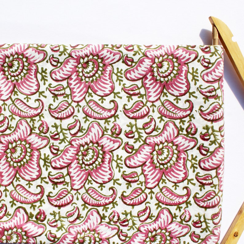 Voile Cotton Fabric Indian Summer Fabrics by the Yard Block Etsy