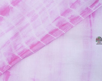 Milieuvriendelijke tie-dye stof, natuurlijke katoenen bekledingsstoffen kaftan vrouwen kleermakerij tops shirt, zomerkledingstof