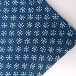 Block Print Stoff Indigo Stoff Hand Bedruckte Natürliche Gefärbte Näh Stoffe, Schlamm Tuch Dabu Print Stoff Schüttgut Für Schneiderei IBF # 140