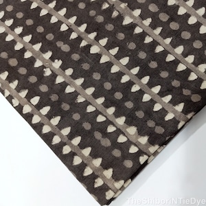 Canvas Baumwollstoff Schwere Dicke Polsterstoffe Handblock bedruckter Stoff Dekorativer Bastelstoff Schüttgut SCF012