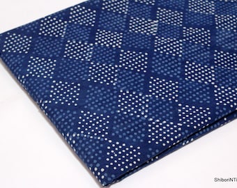 Indian Hand Block Blue Indigo Patch Print Cotton Fabric Summer Women Dressmaking Clothing Fabric By The Yard For Sewing Home Decor IBF#083