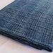 By The Yard Fabric Cotton Blue Royal Natural Indigo Hand Block Indian Sarong and Caftan Womans Dress Material Curtain Fabric IBF#042