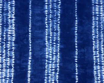 By the Yard Fabric Cotton shibori India Fabric Natural Dyed Color Tie dye, women's clothing Girls Dress Fabric TIE#64