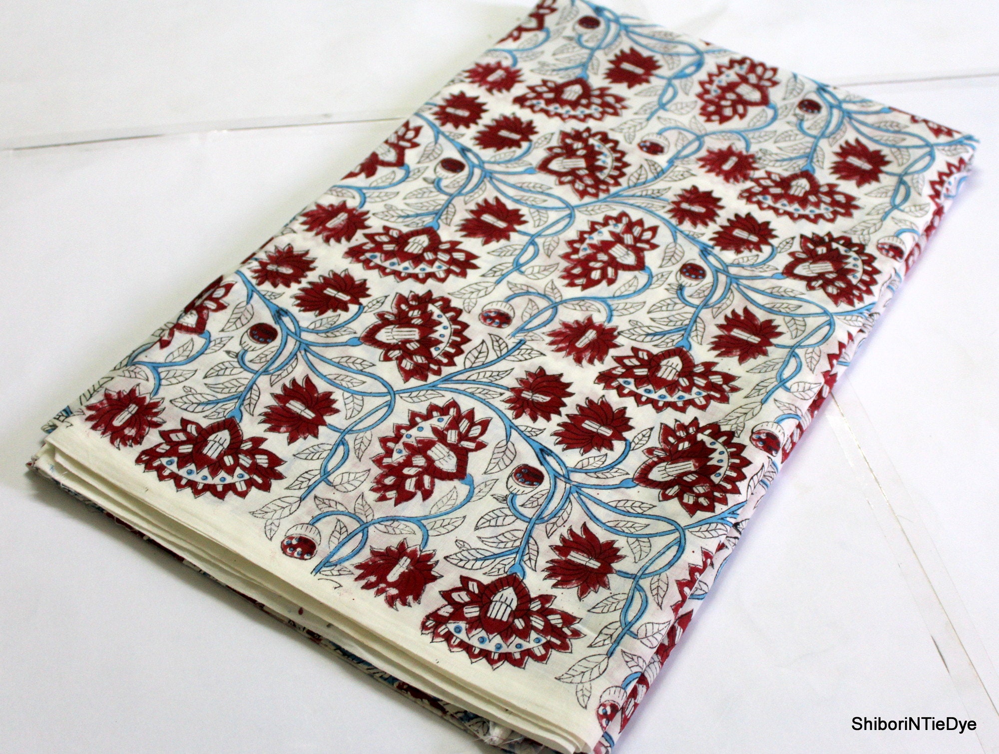 Floral Print Fabric Soft Cotton Fabric Women Girls Dress Etsy