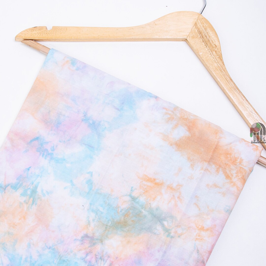 Rainbow India Tie Dye Fabric Sewing Cotton Dress Material Etsy