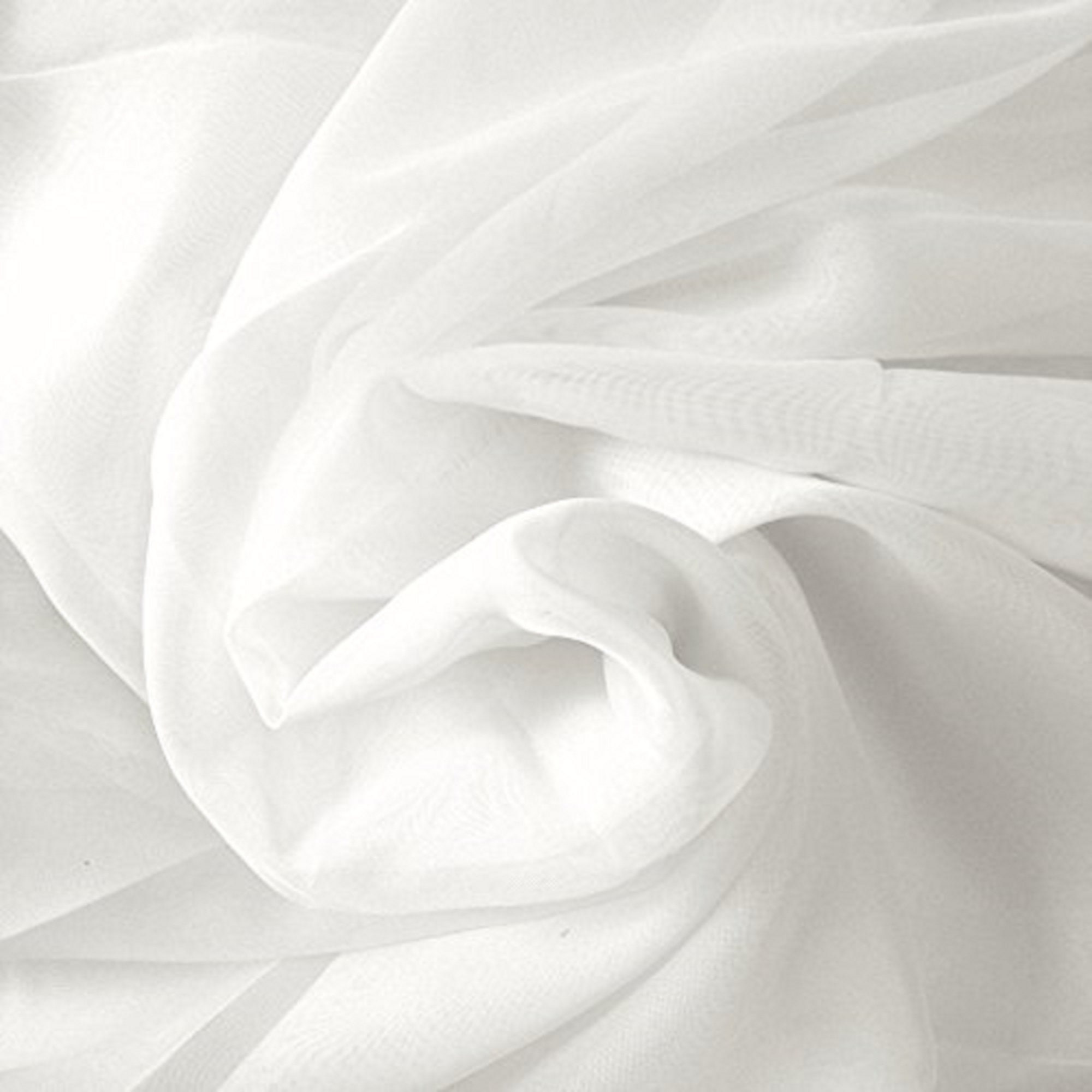 white sheer fabric