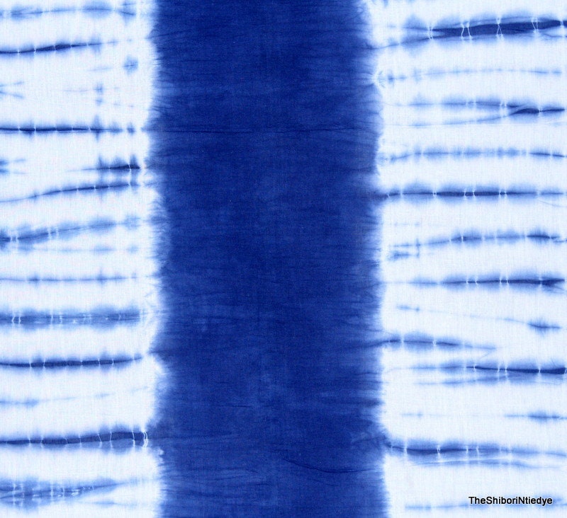 Tie dye fabric cotton By Yard Shibori Royal Indigo Fabric Etsy