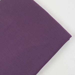 Purple Soft Light Weight Cotton Vegetable Dyed Cotton Voile Shirt Kimono Summer Dressmaking Fabric  SDF#84