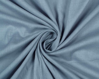 Solid Voile Pure Cotton Fabric by the yard Mulmul Plain Fabric Summer Dressmaking Fabric, Craft Fabric, SF#02