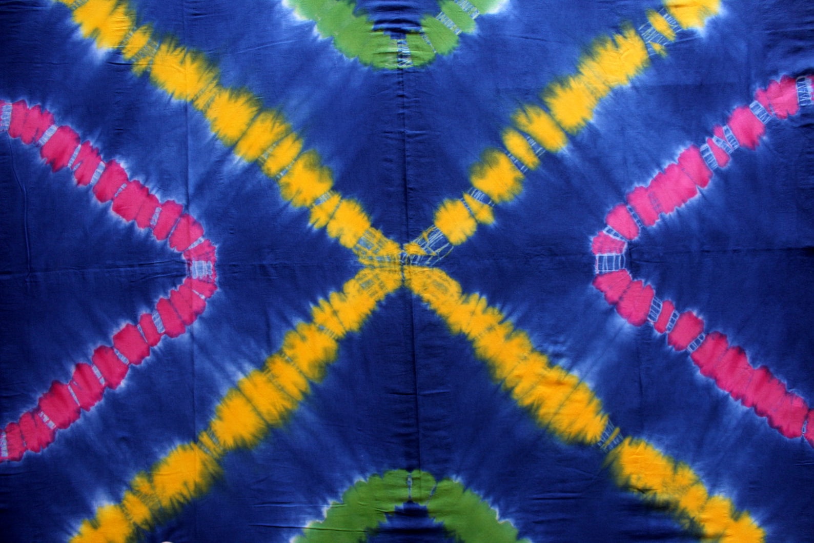 By The Yard Tie And Dye Fabric Rainbow Color 100 Cotton Etsy