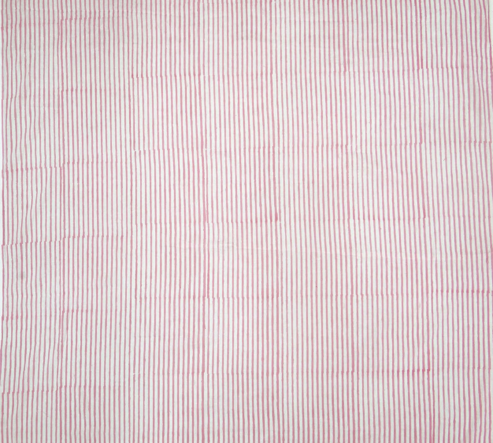 Pink Stripe Fabric by the Yard Indian Cotton Fabric 100 Etsy