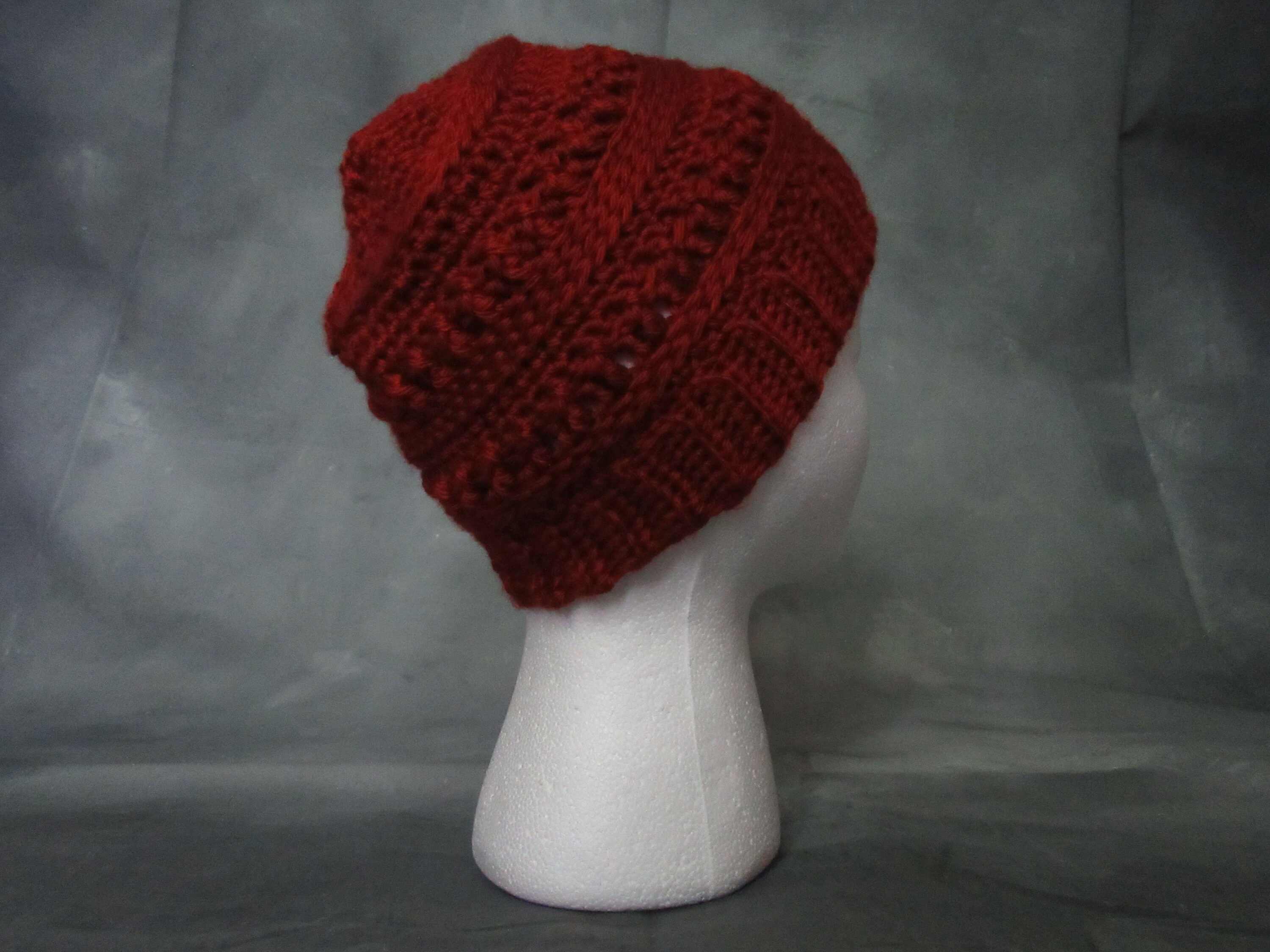 Maroon Slouchy Beanie | Etsy