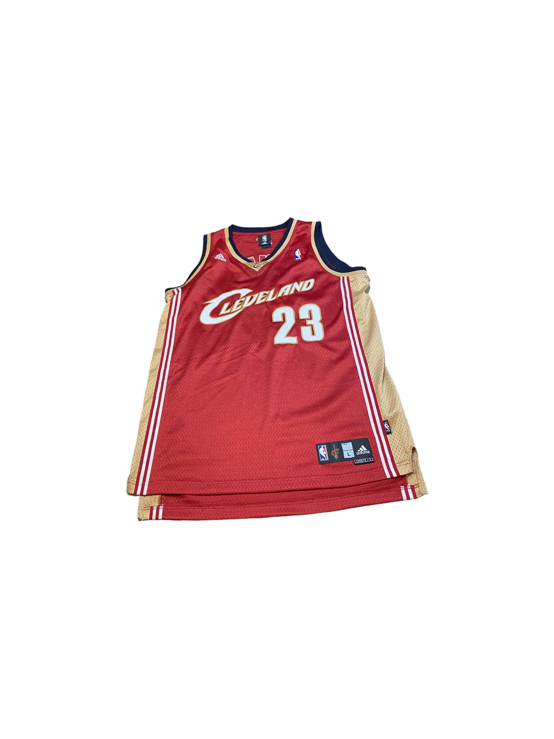 LeBRON JAMES  Cleveland Cavaliers 2003 Away Reebok Throwback NBA  Basketball Jersey