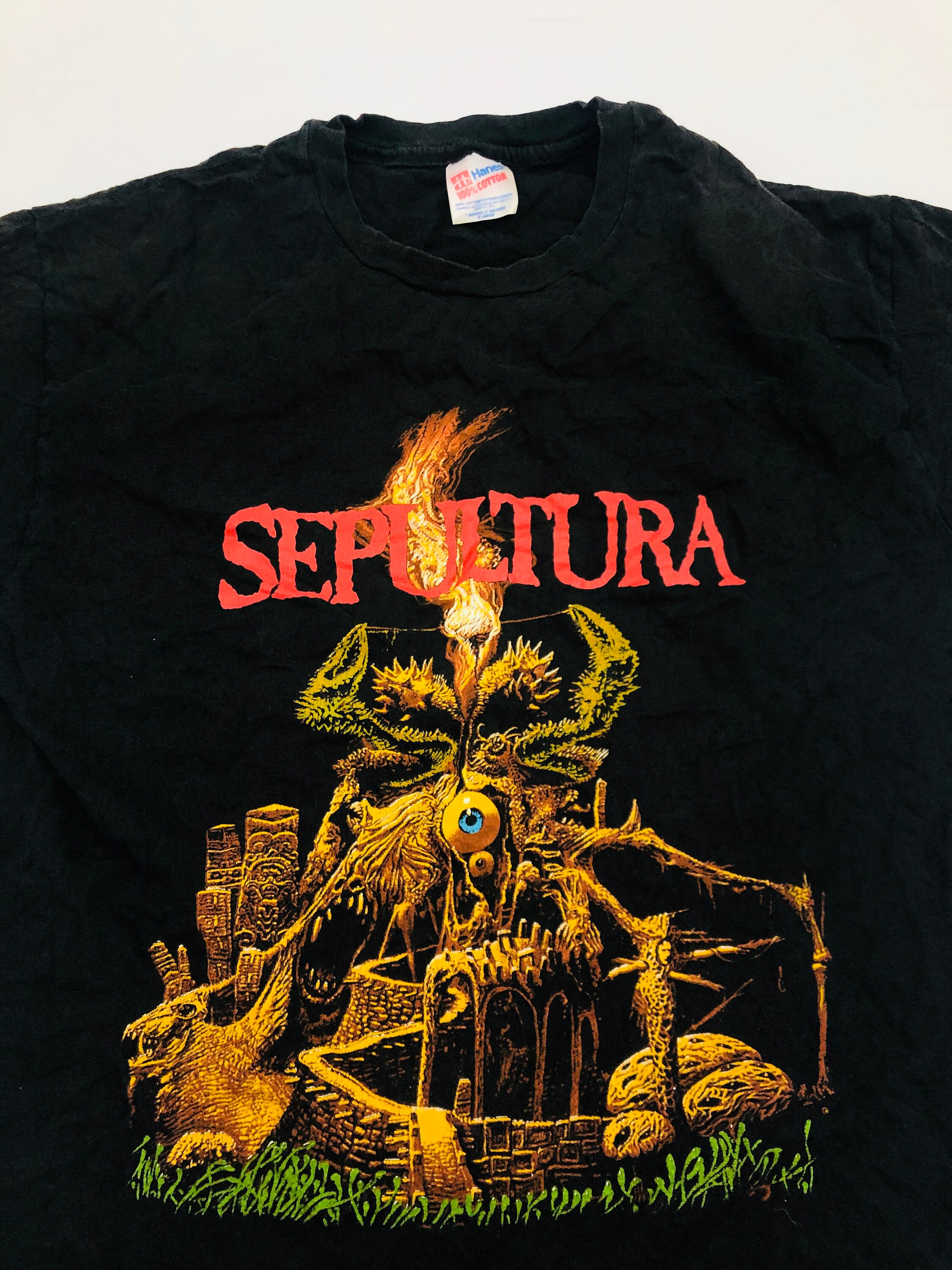 Vintage Sepultura Arise T-shirt Black 