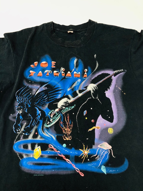 Joe Satriani Engines Of Creation Album Cover T-Shirt Black