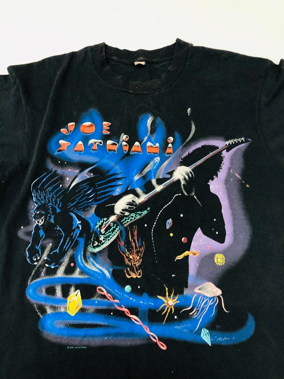 Joe Satriani Engines Of Creation Album Cover T-Shirt Black