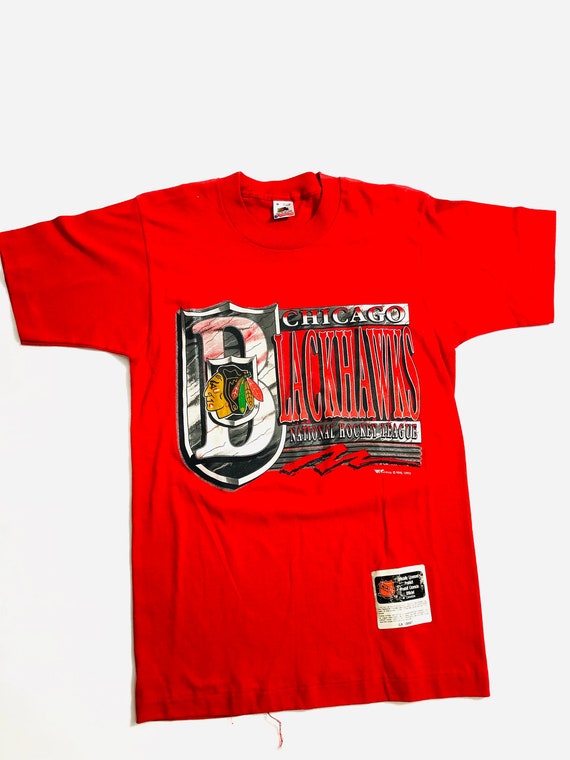 Vintage Chicago Blackhawks Deadstock Hockey T-Shi… - image 1