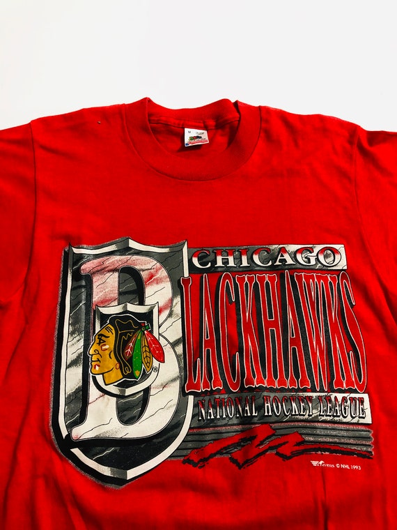 Vintage Chicago Blackhawks Deadstock Hockey T-Shi… - image 2