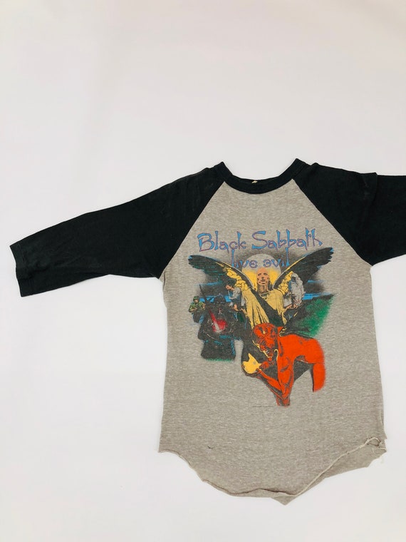 Vintage Black Sabbath Live Evil Tour T 