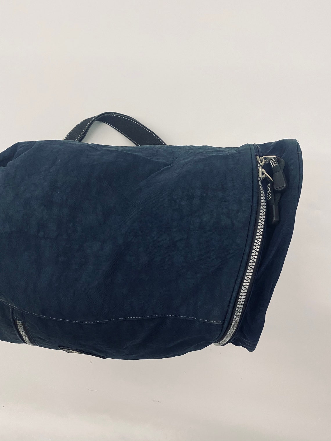 Vintage Guess USA Backpack Navy Blue Red String Bag Drawstring Etsy