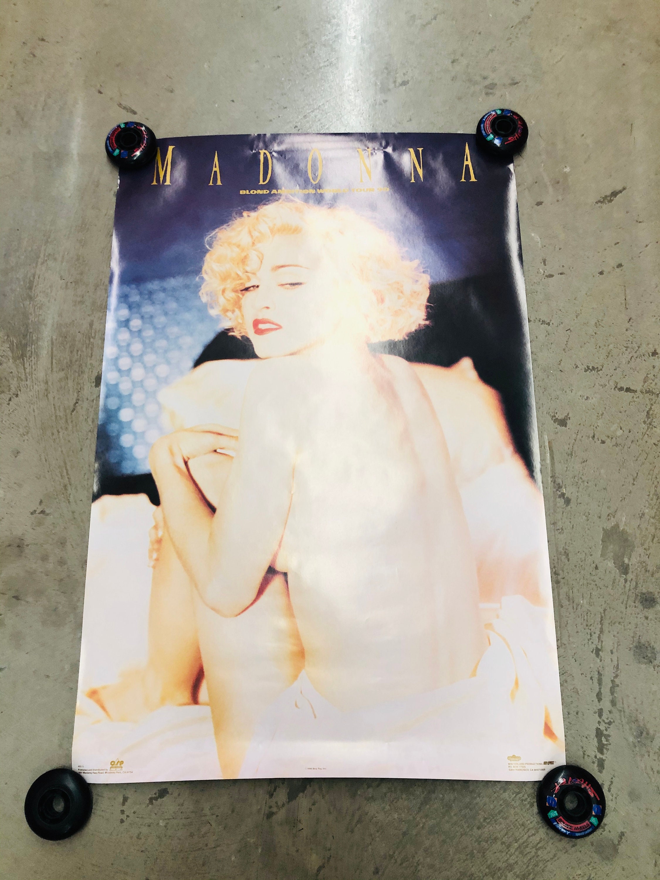 Rare Vintage Madonna Blonde Ambition World Tour 90's Rock - Etsy