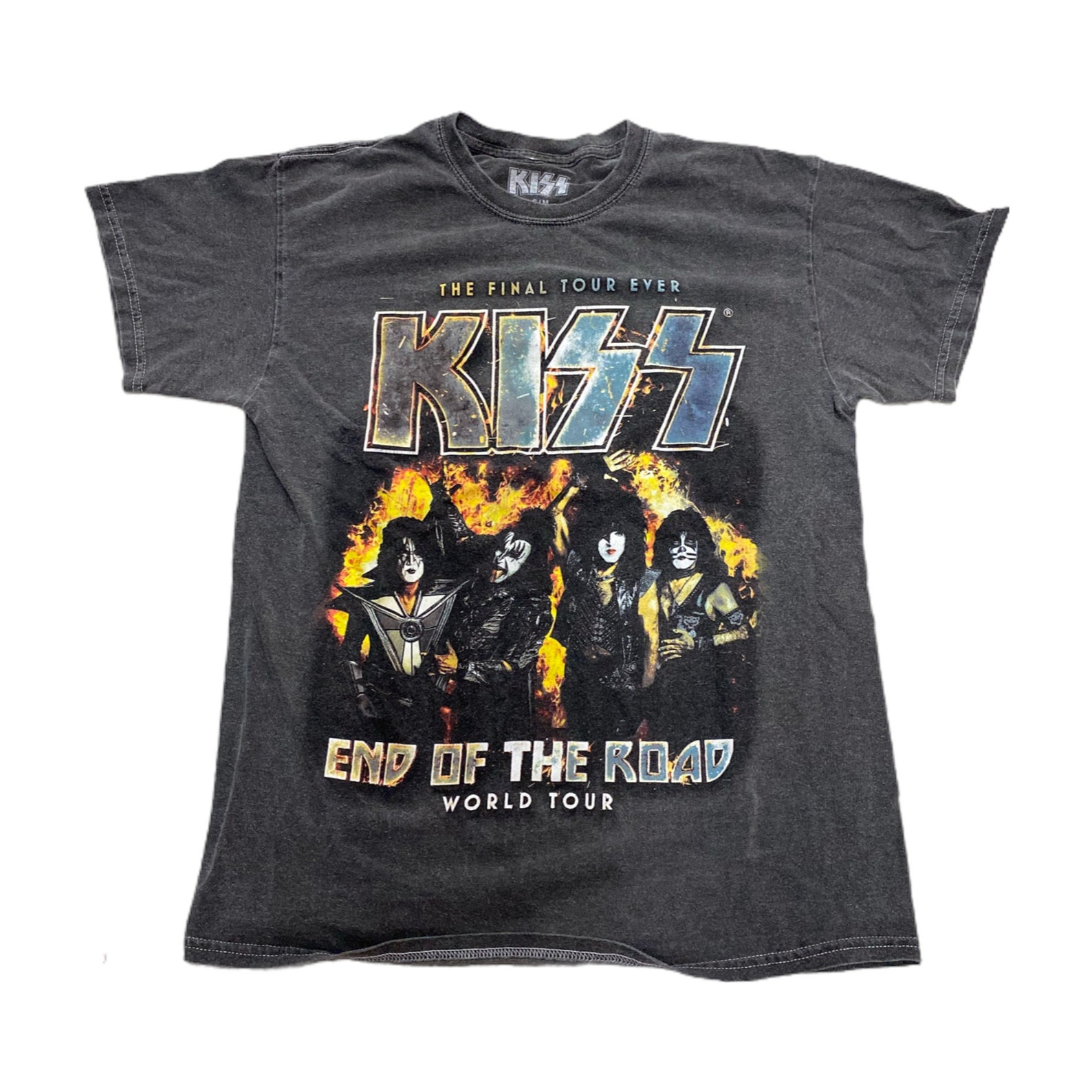 Vintage Kiss Tshirt Tour Band Black Classic Rock Heavy Metal Etsy UK