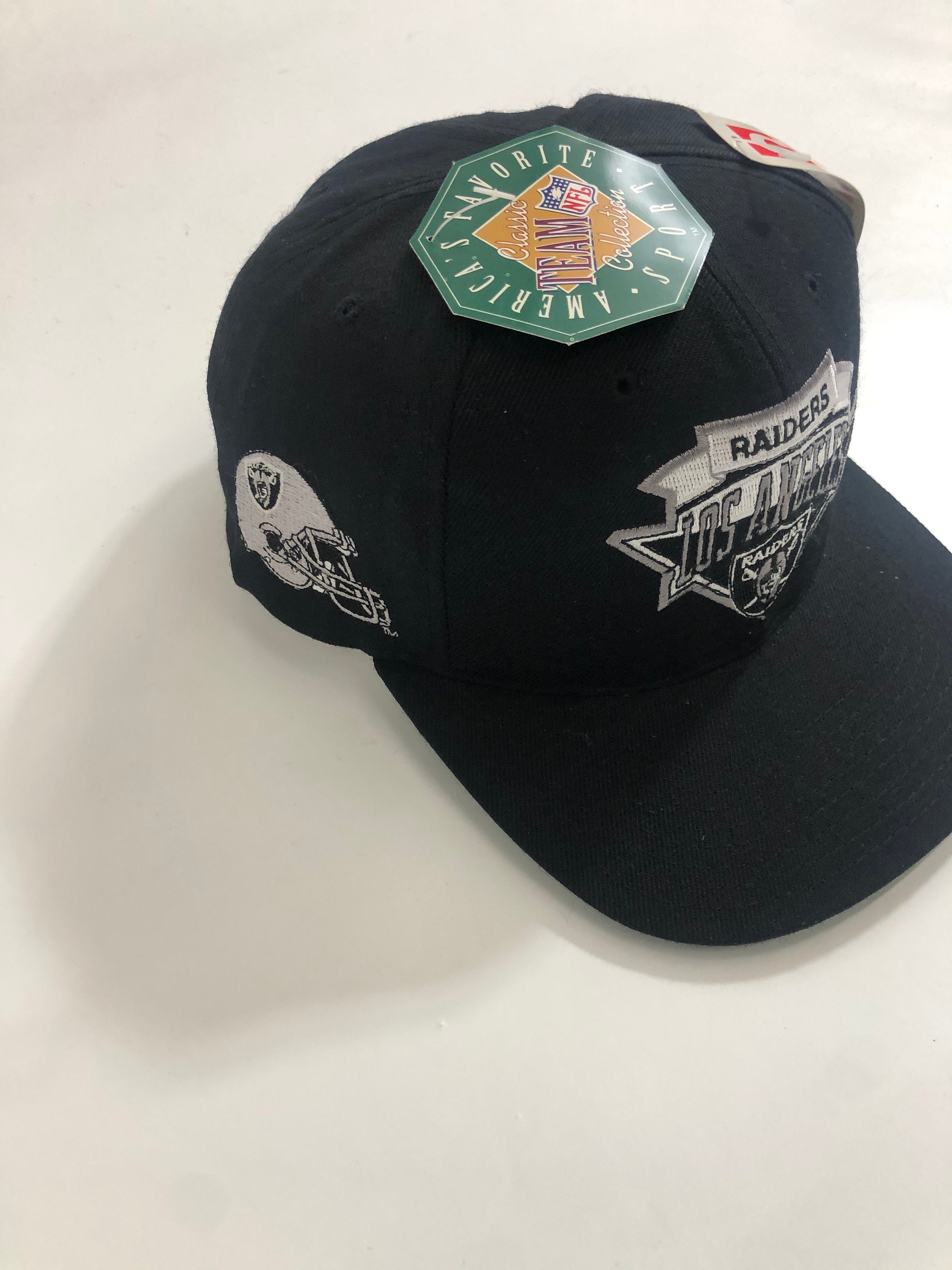 Vintage Los Angeles Raiders Deadstock Script Snapback Hat Cap - Etsy