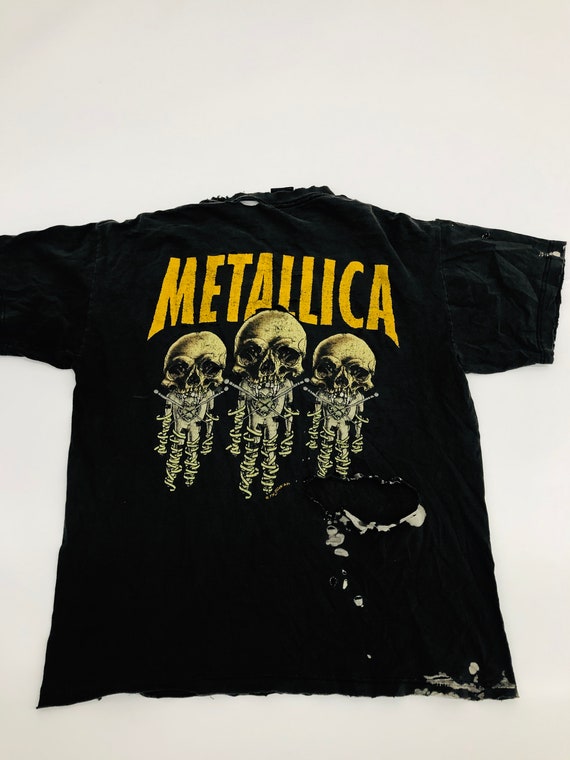 Vintage Metallica Tour Fixxxer Rare Pushead Distresse… - Gem