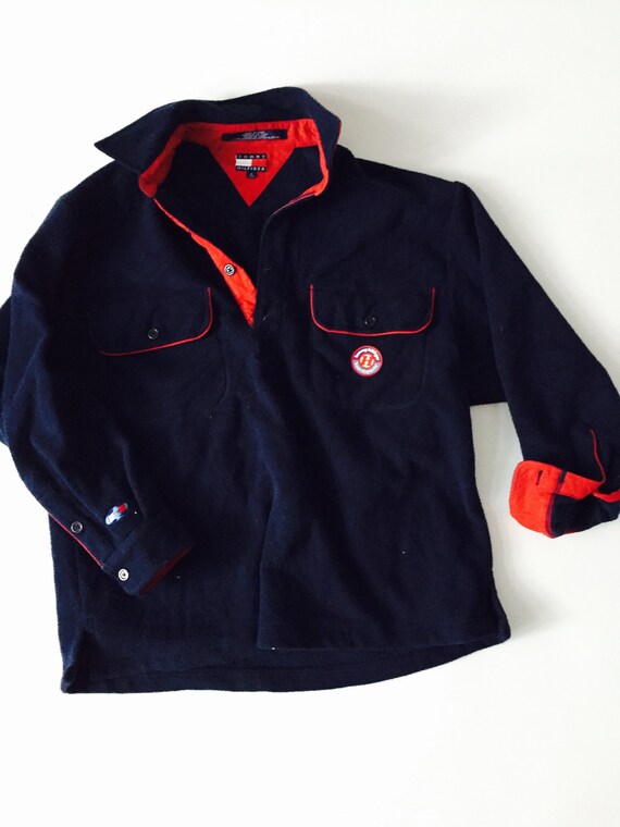tommy hilfiger quarter zip sweatshirt