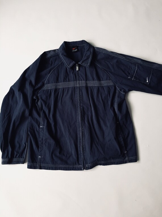 nike navy blue jacket