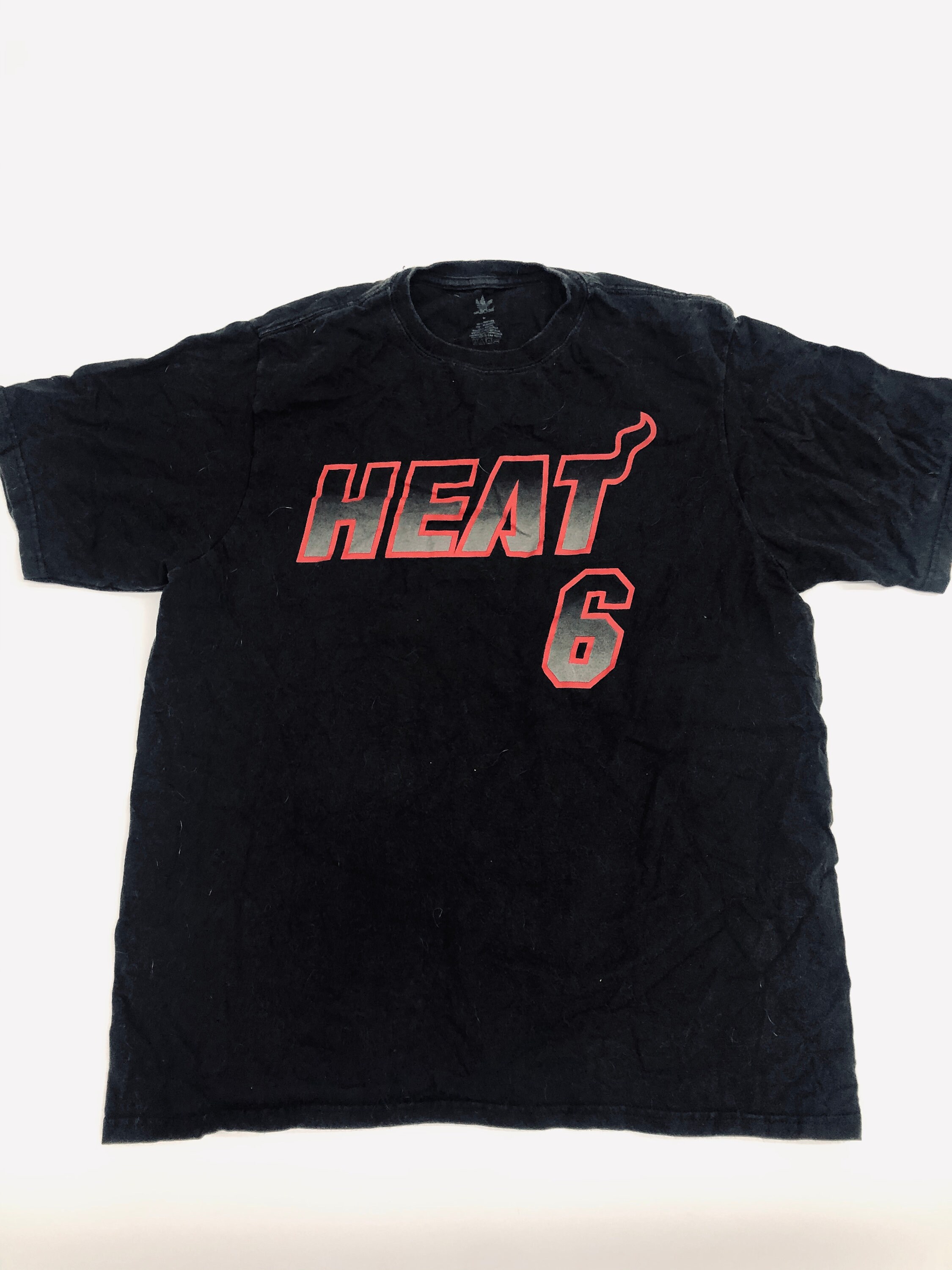 LeBron James Miami Heat Jersey Youth Medium Boys adidas Black NBA  Basketball 6