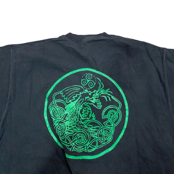 Vintage The Mahones T-Shirt Rock Band Green Black… - image 3