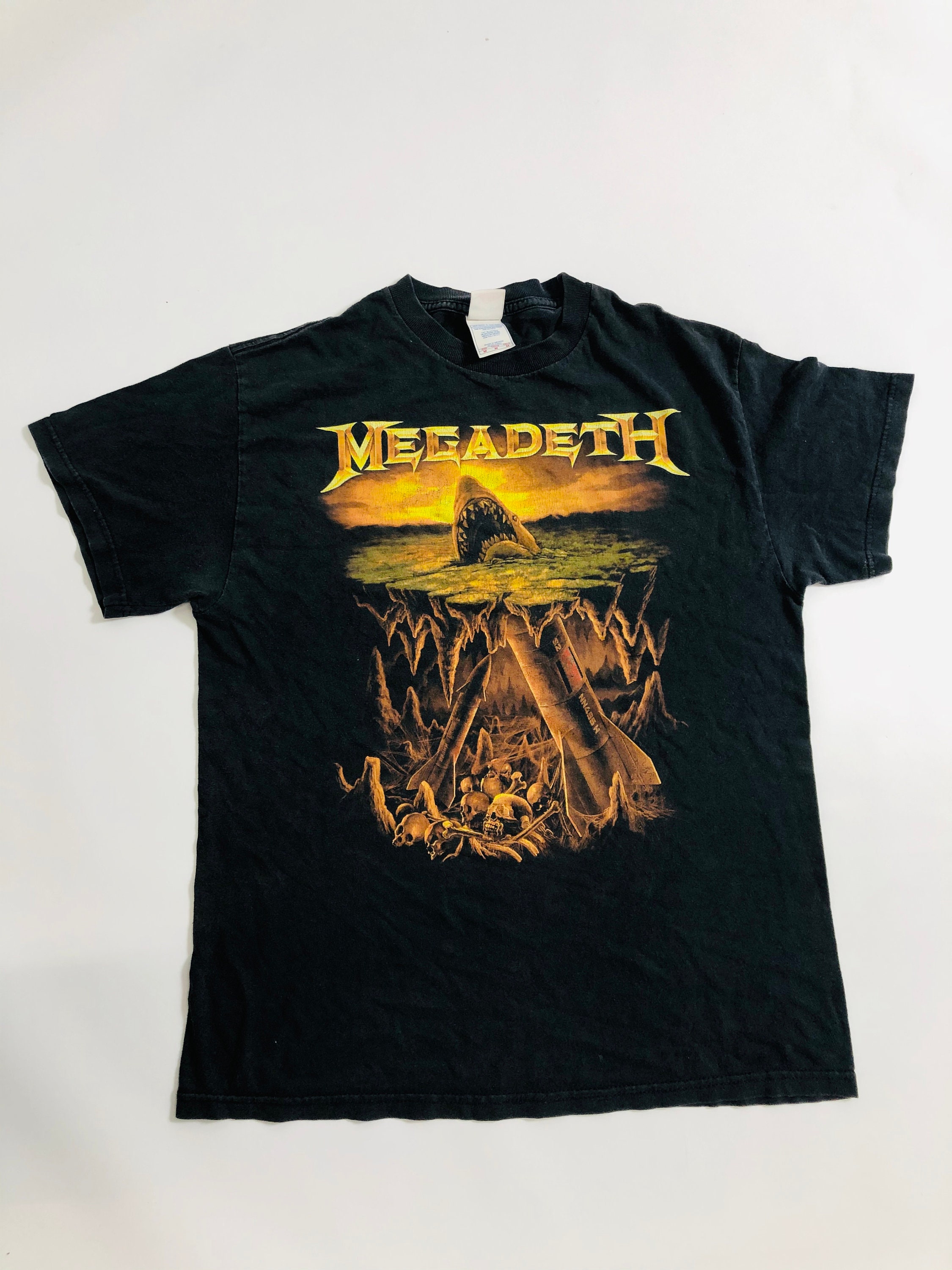 Vintage Megadeth Shark Nuke Big Logo 