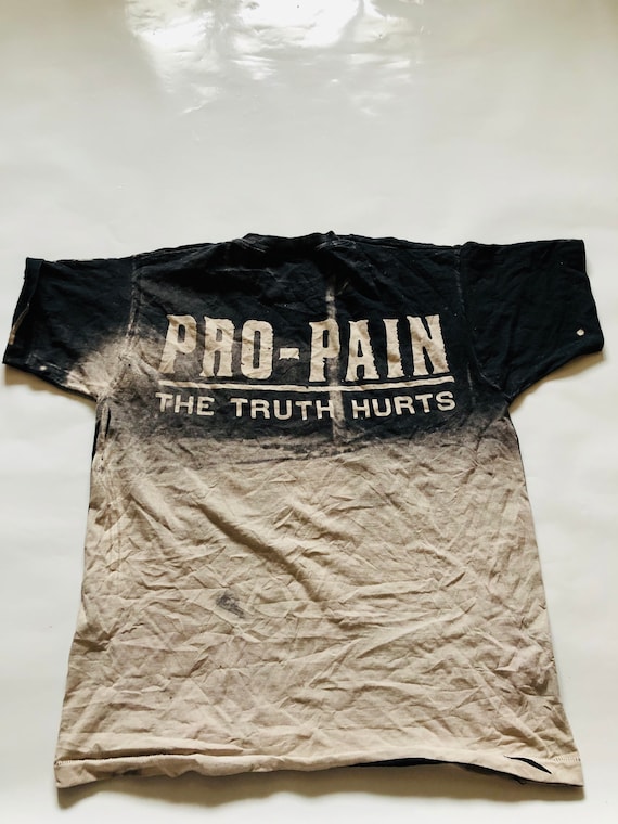 Vintage Pro Pain The Truth Hurts 1994 White Black… - image 2