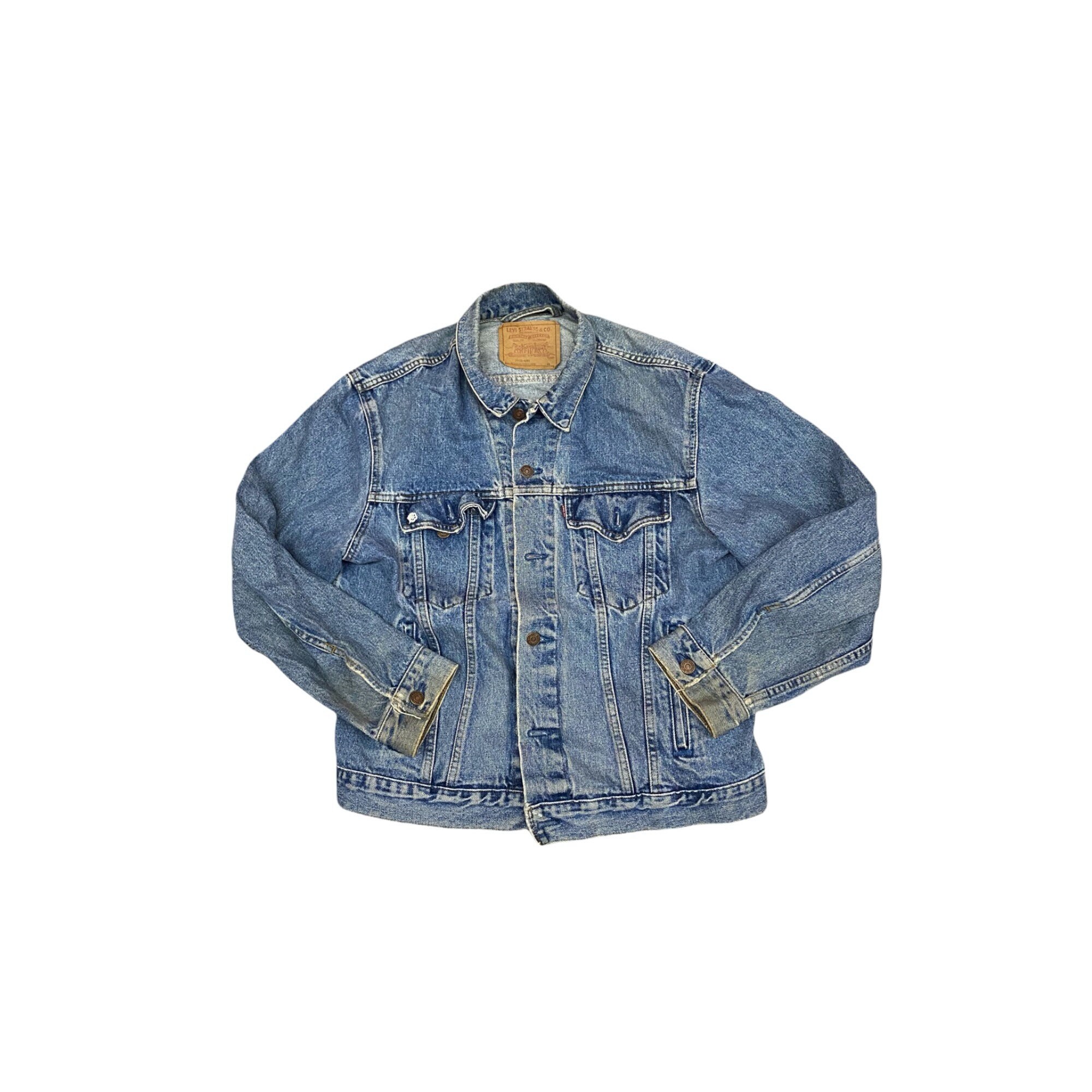 Vintage Levis Jean Jacket Mens Denim 